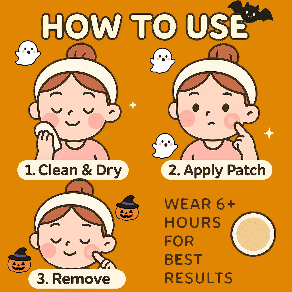 60 Pcs Halloween Acne Patches