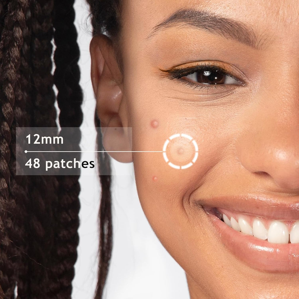 Ultra Pimple Patches - Hydrocolloid Acne Patch for Covering Zits and Blemishes Breakouts Spot Acne Dots Stickers for Face and Skin (48 Counts) Day and Night Use